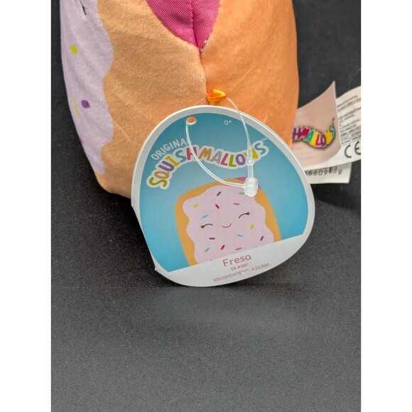 Squishmallow Kellytoy Fresa as Frosted Pastry 5" Inch Plush Specialty Foods NWT - Picture 5 of 6